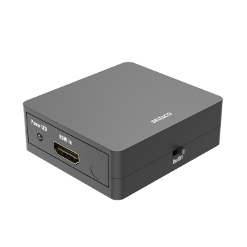 HDMI splitter, 1x HDMI in, 2x HDMI out, 10,2 Gbit/s, black