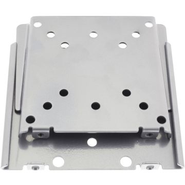 Vægbeslag til TV/skærm, maks 30kg, VESA 50x50 til 100x100mm, Quickbeslag, grå