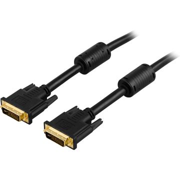 DVI monitorkabel Dual Link, DVI-I han - han 2m